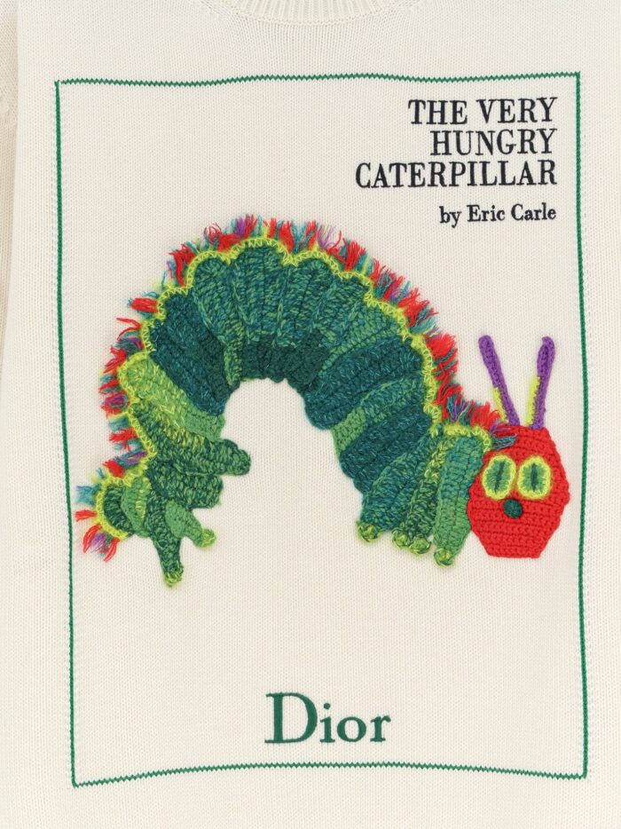 Dior Cotton And Wool Sweater With Book Cover Embroidery