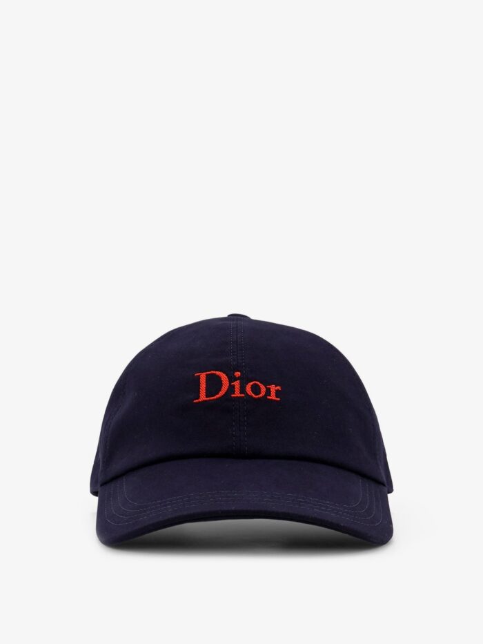 Dior Cotton Hat With Embroidered Logo On The Front