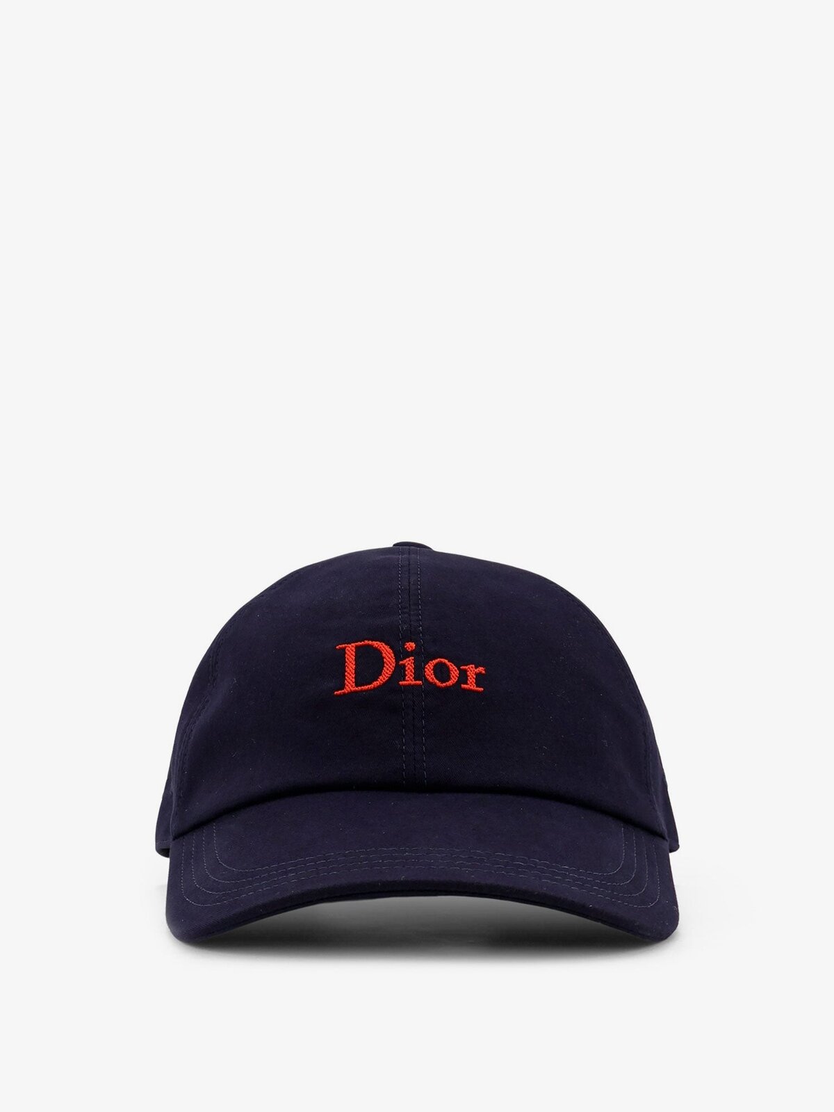 Dior Cotton Hat With Embroidered Logo On The Front