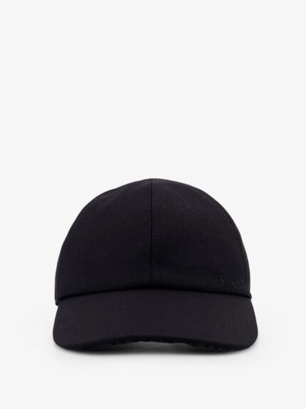 Dior Cotton Hat With Embroidered Logo On The Front