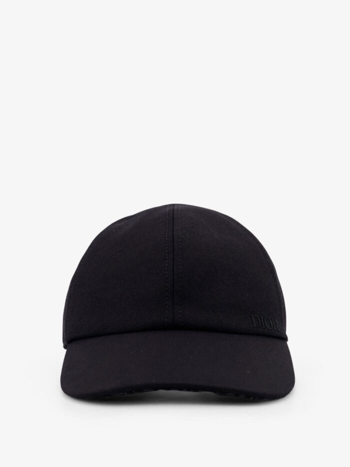 Dior Cotton Hat With Embroidered Logo On The Front