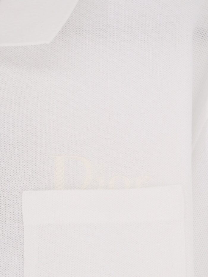 Dior Cotton Polo Shirt With Embroidered Logo
