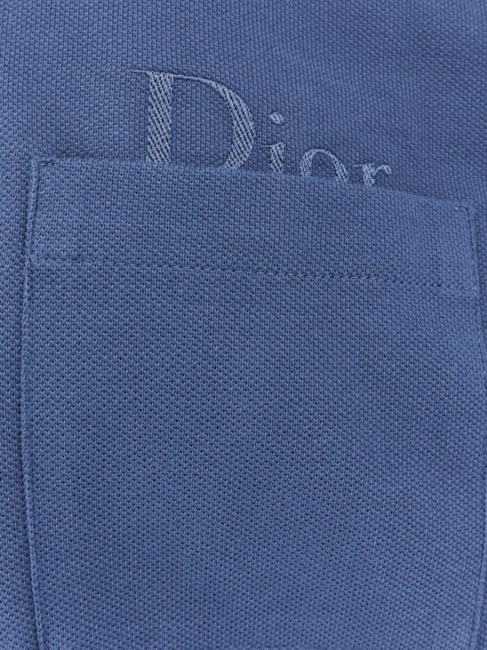 Dior Cotton Polo Shirt With Embroidered Logo