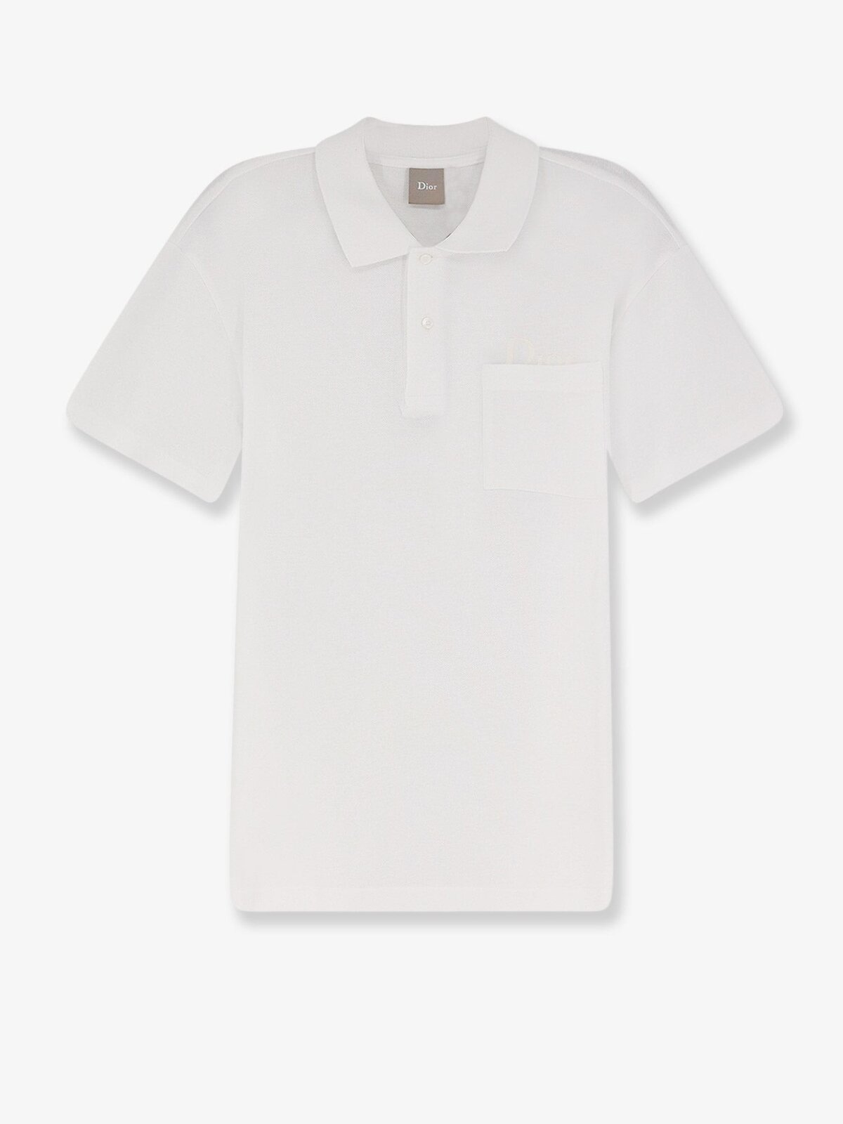Dior Cotton Polo Shirt With Embroidered Logo