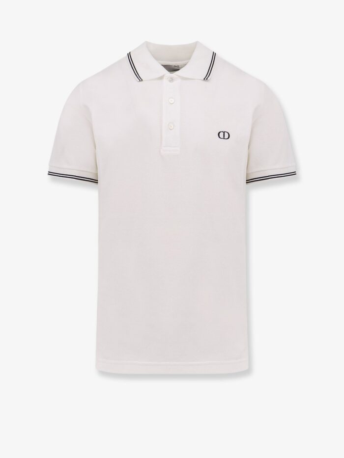 Dior Cotton Polo Shirt With Logo Embroidery
