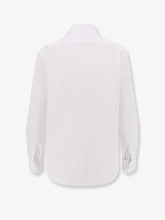 Dior Cotton Shirt Wih Iconic Embroidery