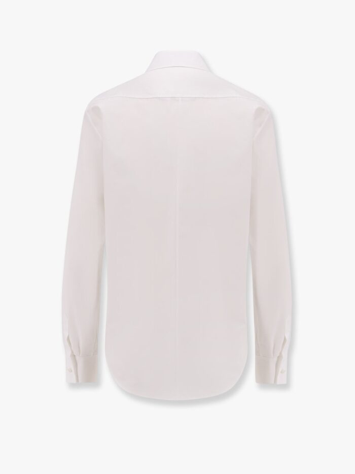 Dior Cotton Shirt With Bee And Monogram Embroidery