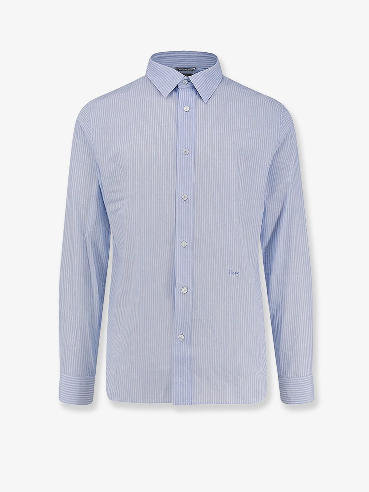 Dior Cotton Shirt With Striped Motif