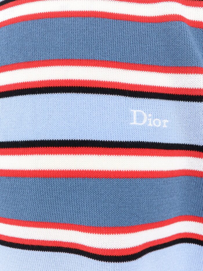 Dior Cotton Sweater With Striped Pattern
