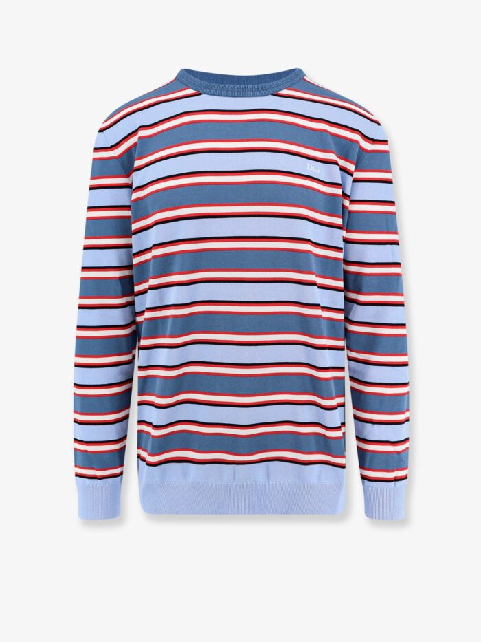 Dior Cotton Sweater With Striped Pattern