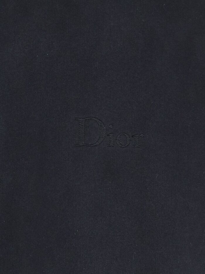 Dior Cotton Sweatshirt With Embroidered Lettering Logo