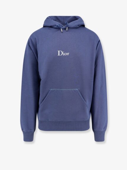 Dior Cotton Sweatshirt With Embroidered Lettering Logo