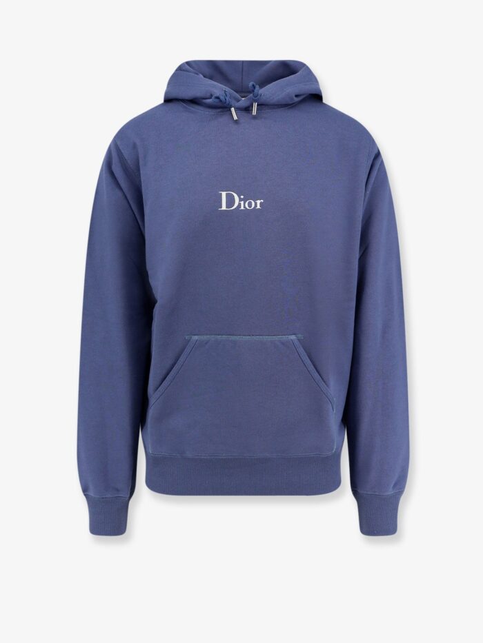 Dior Cotton Sweatshirt With Embroidered Lettering Logo