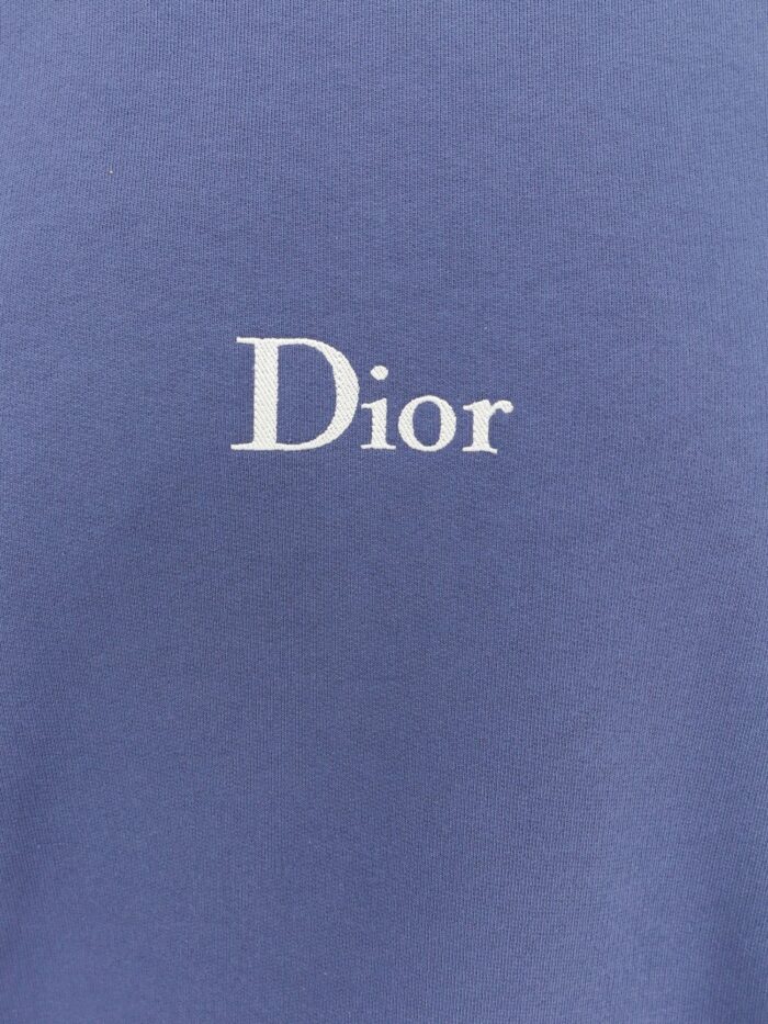 Dior Cotton Sweatshirt With Embroidered Lettering Logo
