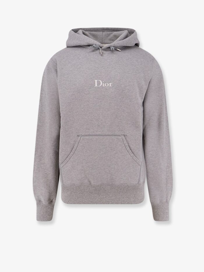 dior cotton sweatshirt with embroidered logo Dior Cotton Sweatshirt With Embroidered Logo