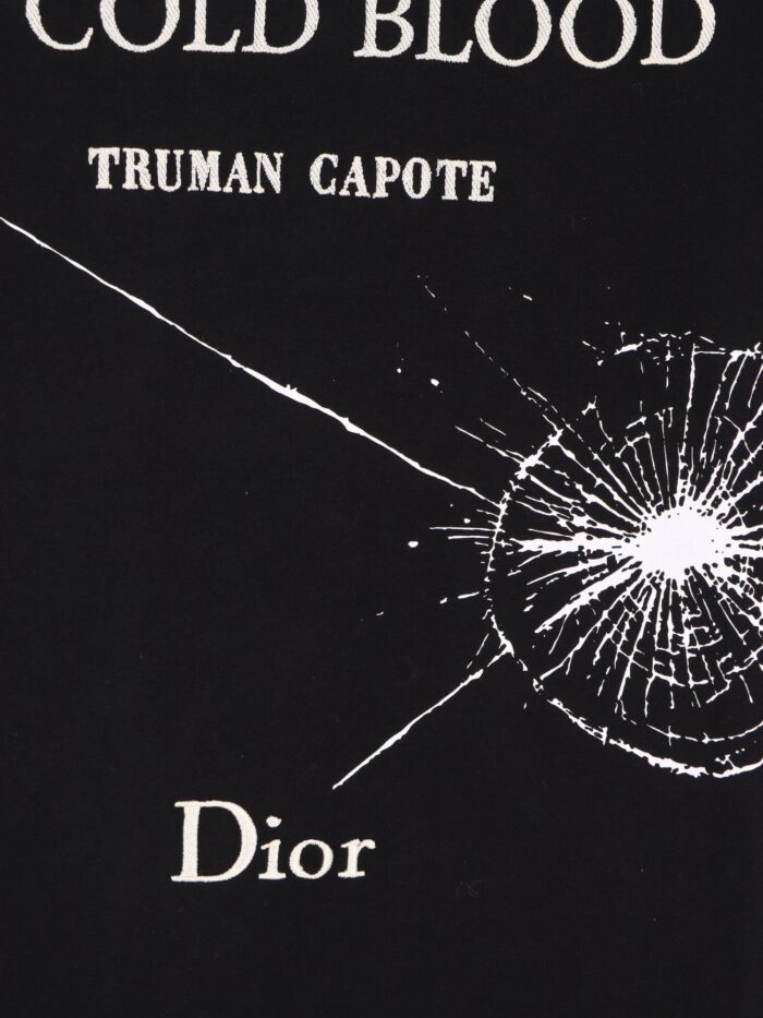 Dior Cotton T-shirt With Book Cover Print