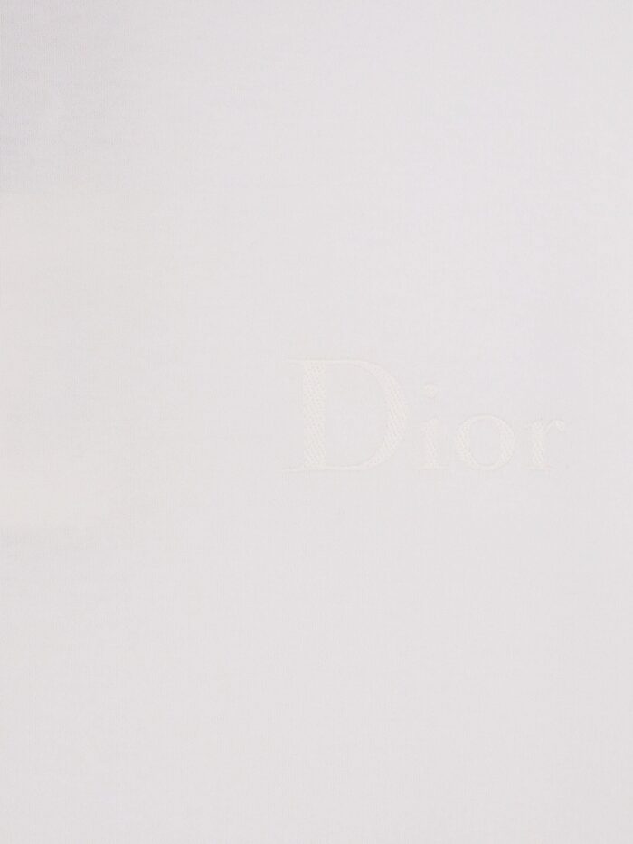 Dior Cotton T-shirt With Embroidered Logo