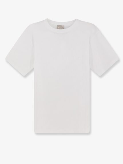 Dior Cotton T-shirt With Embroidered Logo