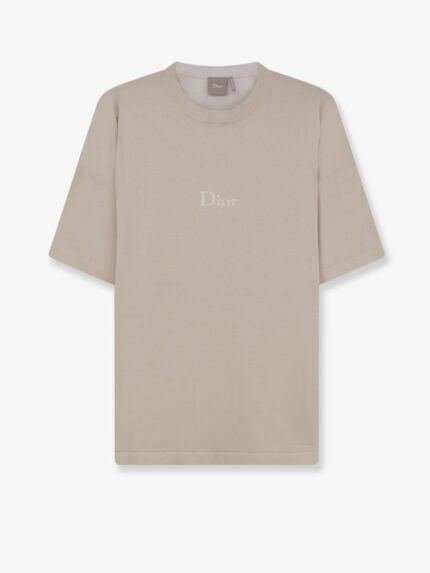 Dior Cotton T-shirt With Lettering Logo