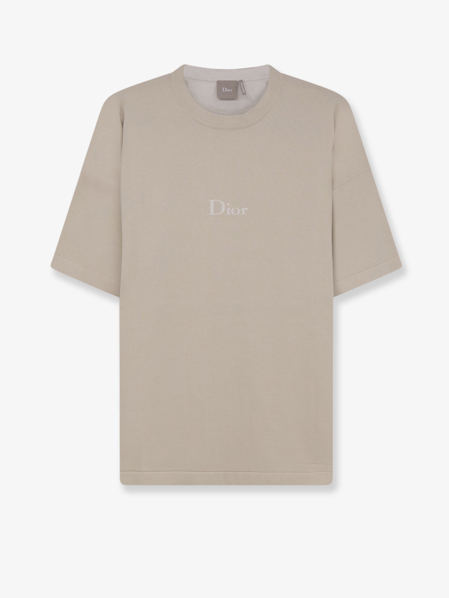 Dior Cotton T-shirt With Lettering Logo