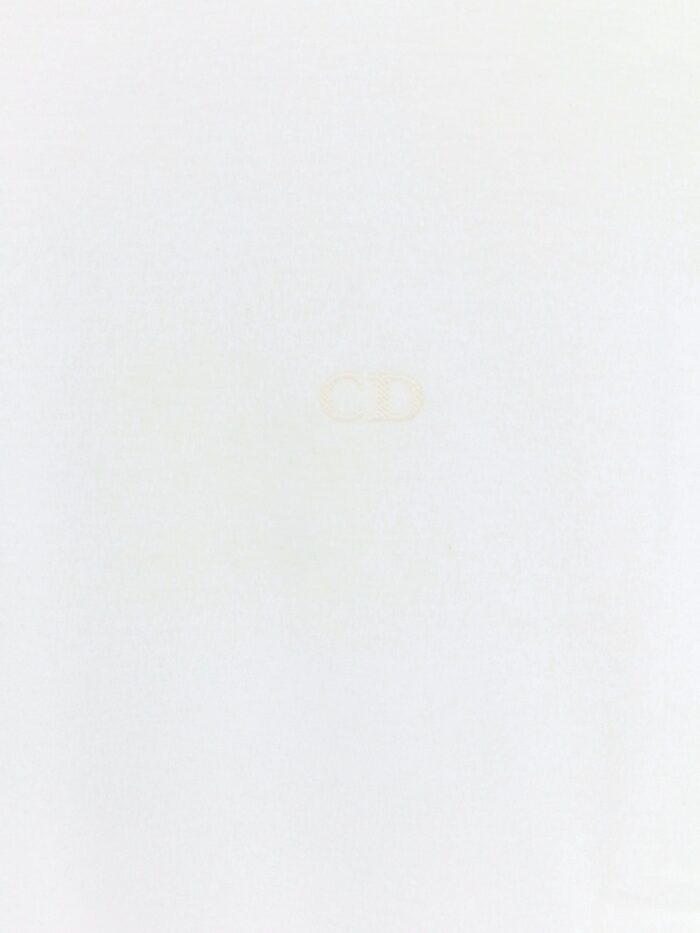 Dior Cotton T-shirt With Tone-on-tone Embroidered CD Logo