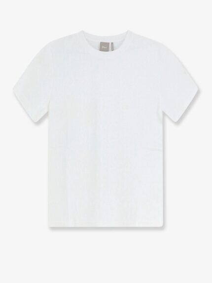 Dior Cotton T-shirt With Tone-on-tone Embroidered CD Logo