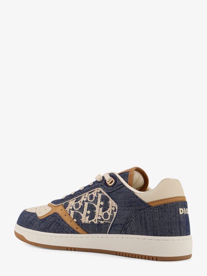 Dior DH SN B27 Uptow Denim And Leather Sneakers
