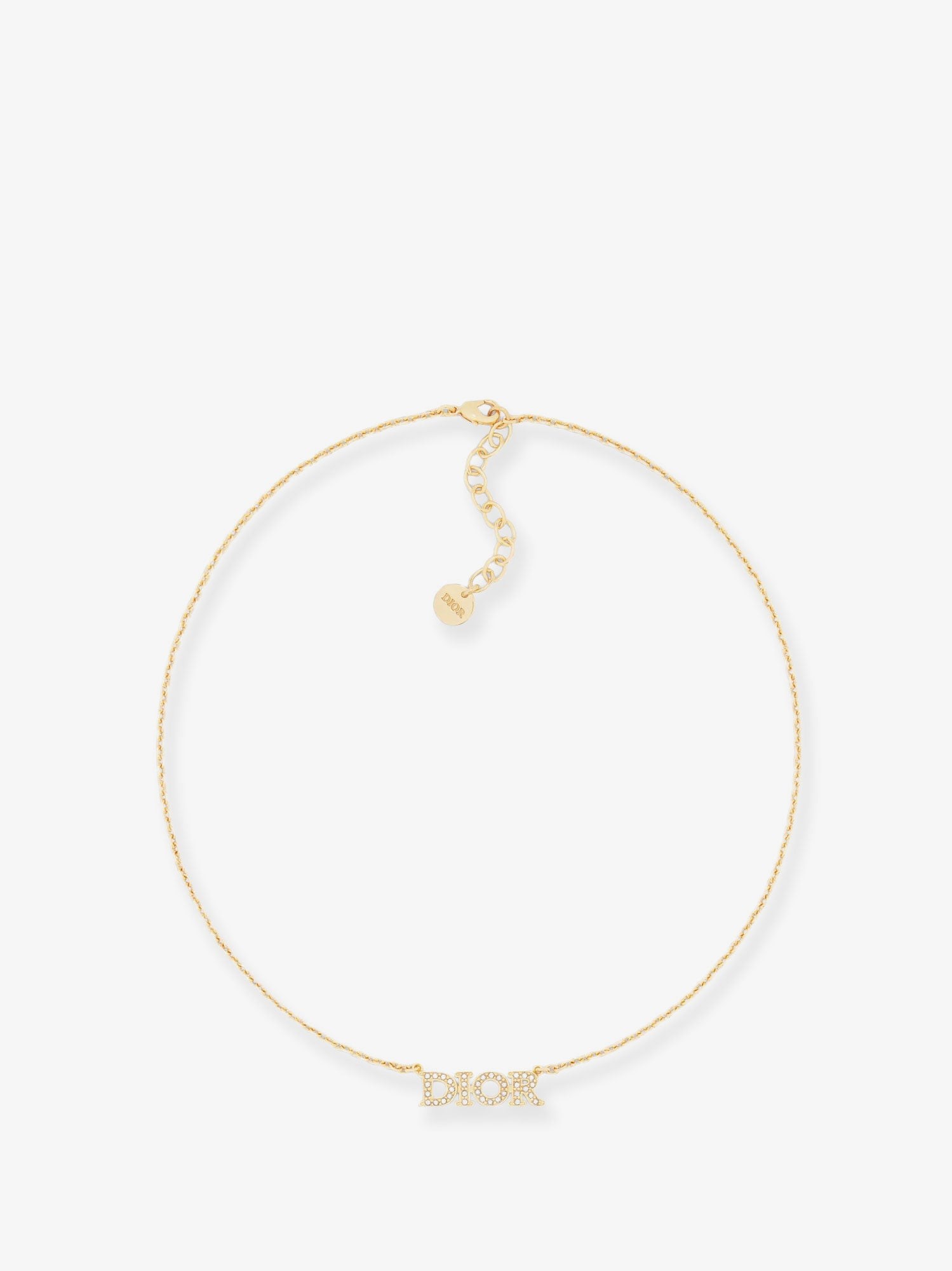 Dior Diorevolution Metal Necklace With Gold Finishes