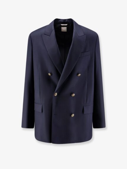 Dior Double-breasted Virgin Wool Blazer