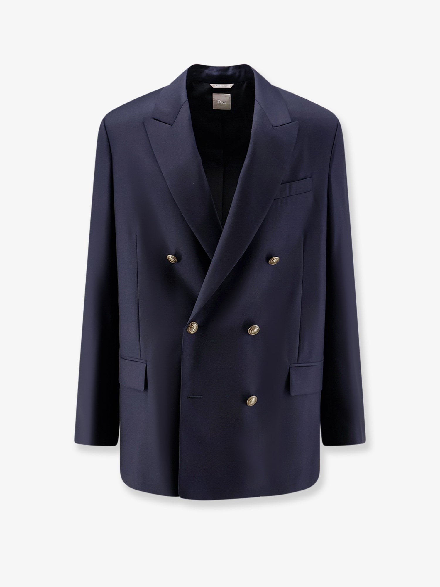 Dior Double-breasted Virgin Wool Blazer