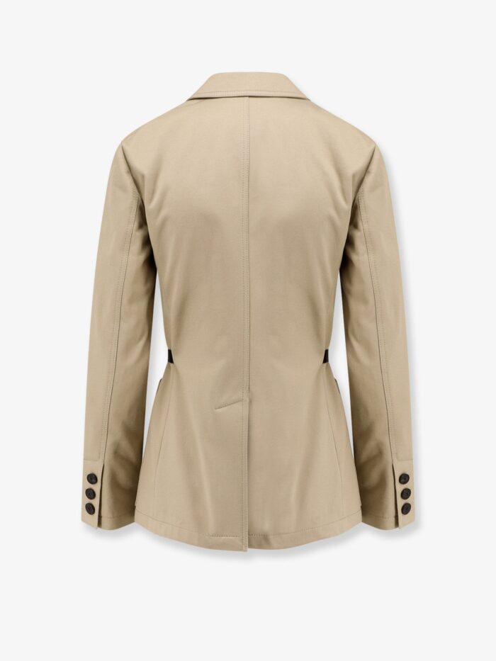 Dior Fitted Cotton Trench With Grosgrain Belt