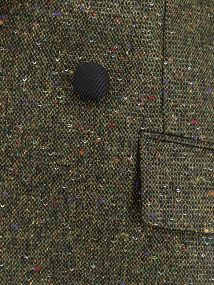 Dior Fitted Silk And Virgin Wool Blend Tweed Blazer