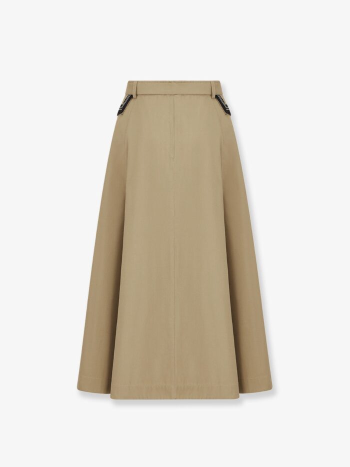 Dior Flared Midi Cotton Skirt