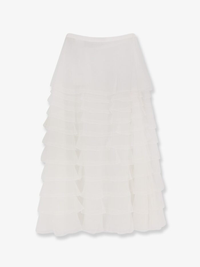 Dior Flounced Voile Skirt