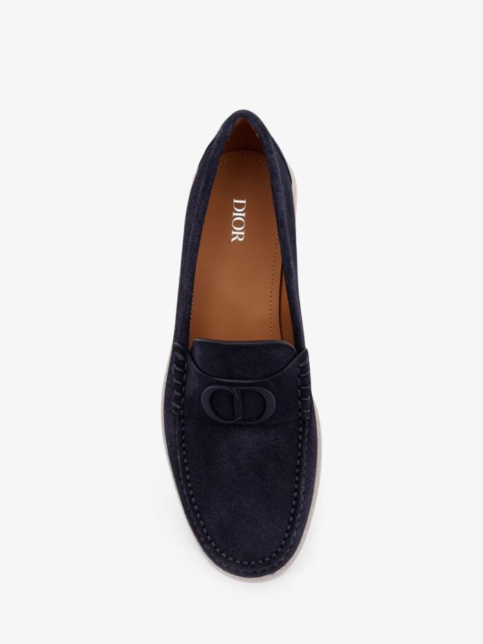 Dior Granville Suede Loafers With Iconic Monogram