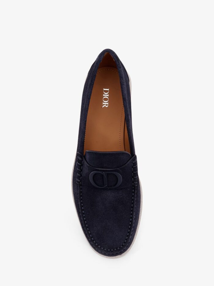 Dior Granville Suede Loafers With Iconic Monogram