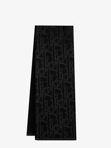 Dior Gravity Wool And Silk Scarf