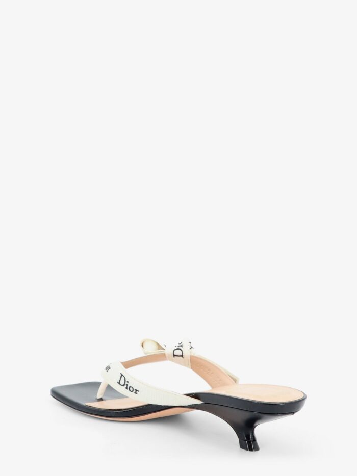 Dior J'Adior Cotton Flip-flops With Embroidered Logo