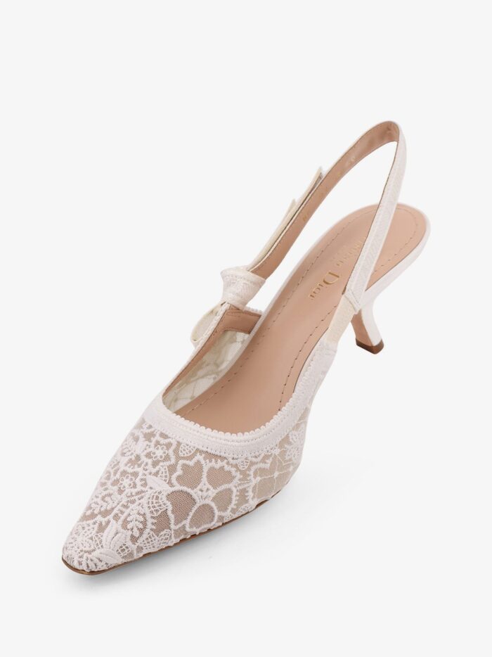 Dior J'adior Lace Pumps With Side Bow Detail
