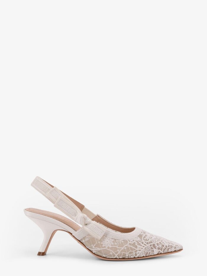 dior j'adior lace pumps with side bow detail Dior J'adior Lace Pumps With Side Bow Detail