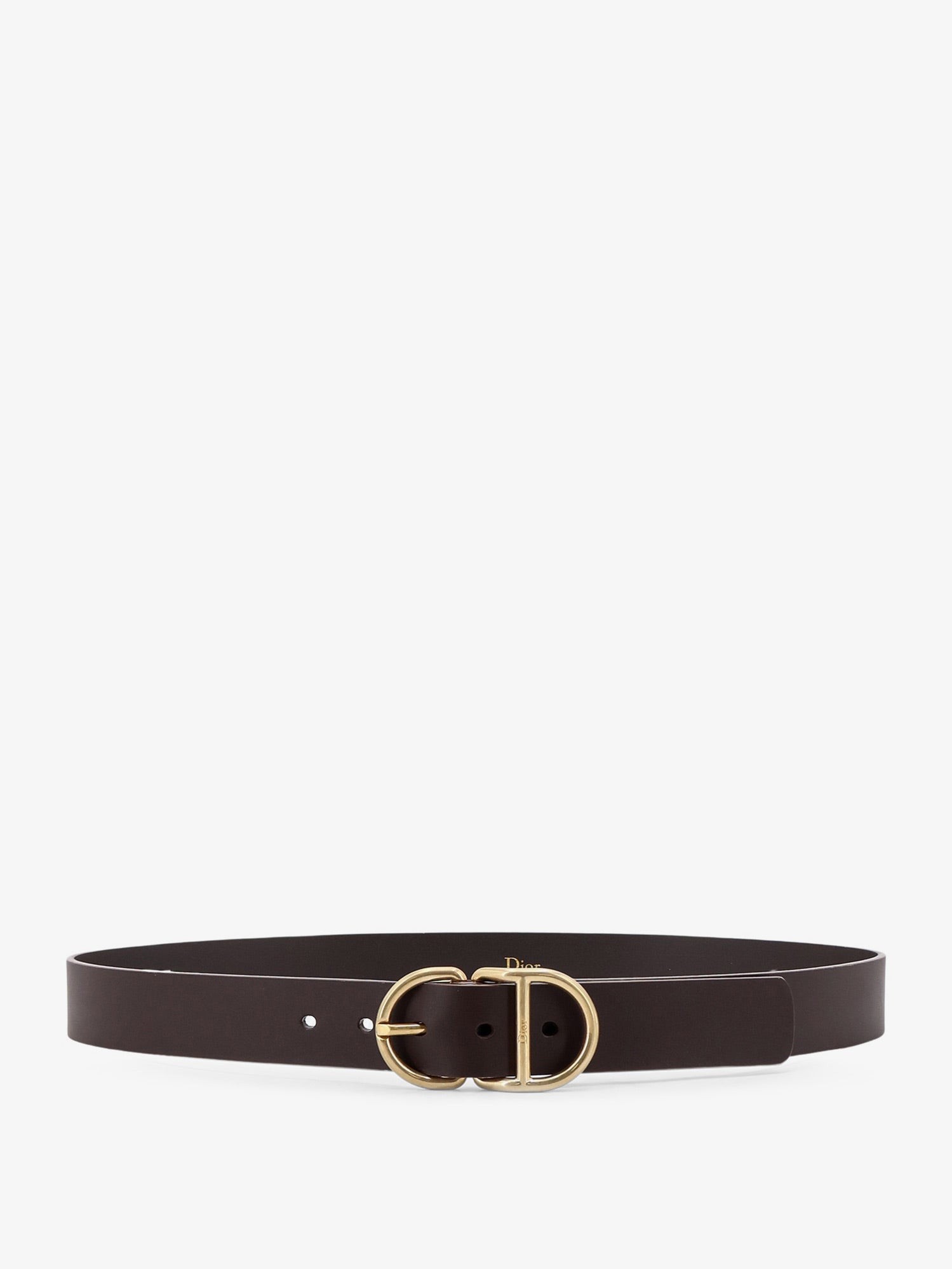 Dior Leather Belt With CD Buckle