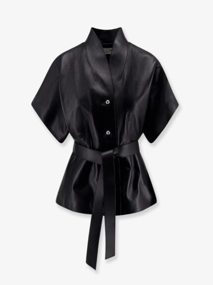 Dior Leather Jacket With Belt