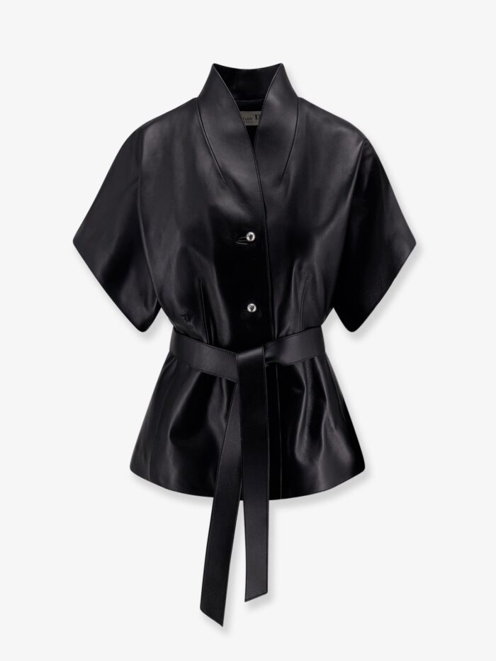 Dior Leather Jacket With Belt