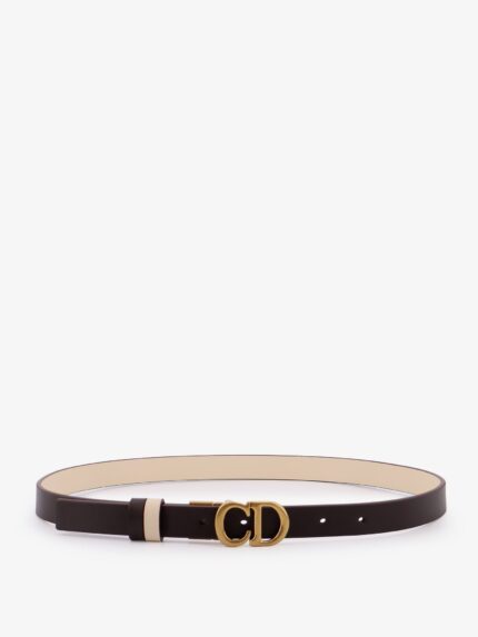 Dior Leather Saddle Belt