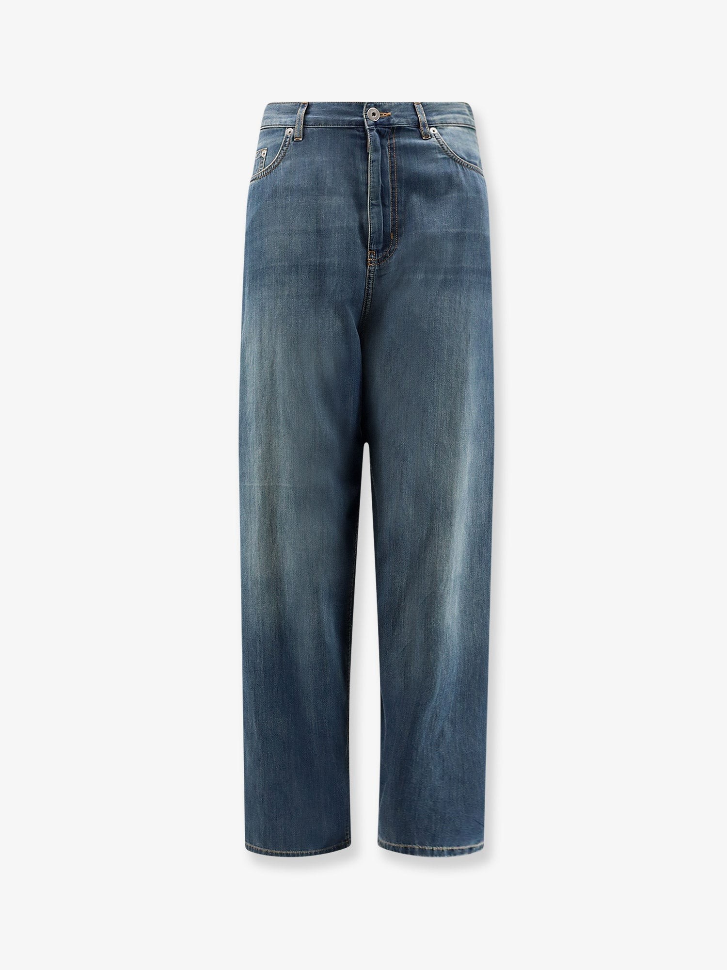 Dior Light Denim Jeans With Vintage Effect