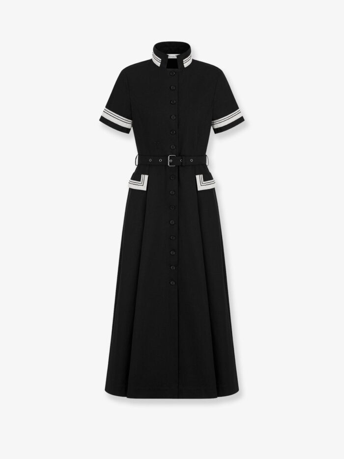 dior long cotton shirt dress Dior Long Cotton Shirt Dress