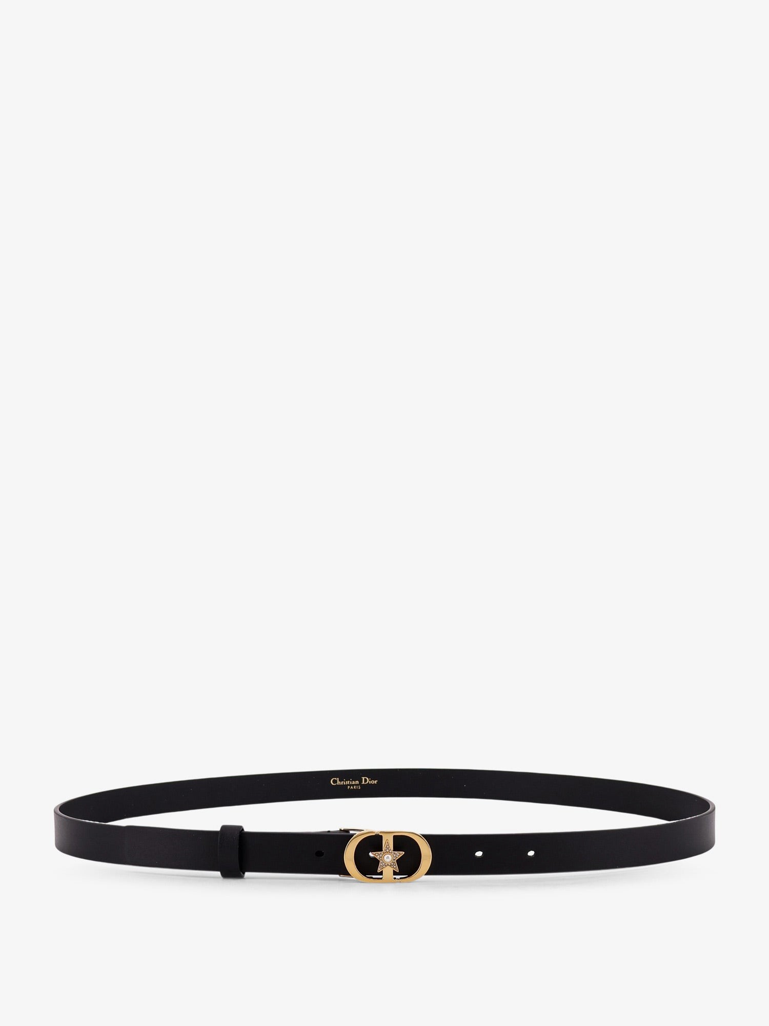 Dior Lucky 30 Montaigne Star Leather Belt