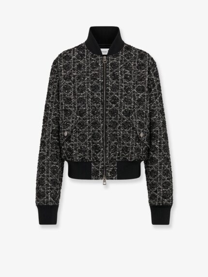 Dior Macrocannage Cotton Blend Bomber