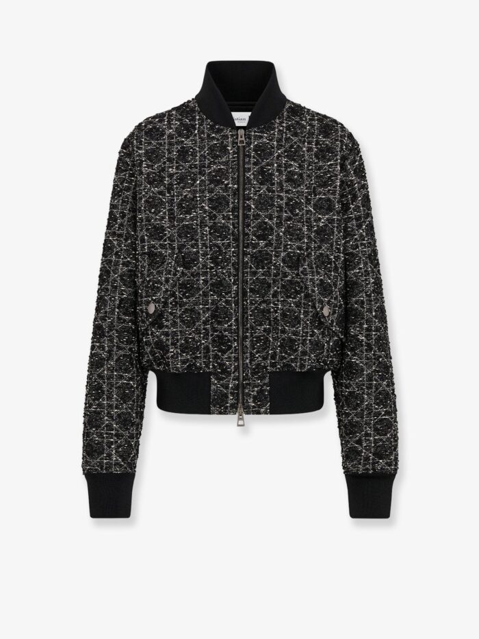 Dior Macrocannage Cotton Blend Bomber