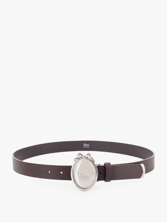 Dior Médaillon Leather Belt